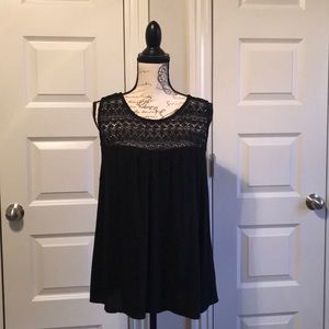 Old Navy black sleeveless top XL